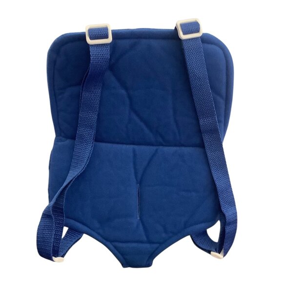 Build-A-Bear Blue Plush Backpack Carrier Teddy Bears 11” - Picture 2 of 5